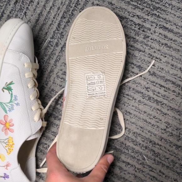 Soludos Pressed Floral Ibiza Sneakers - Picture 6 of 9